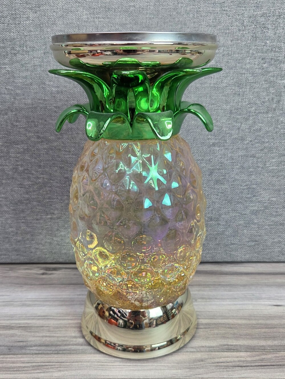 🍍 Bath & Body Works Pineapple 3-Wick Candle Holder